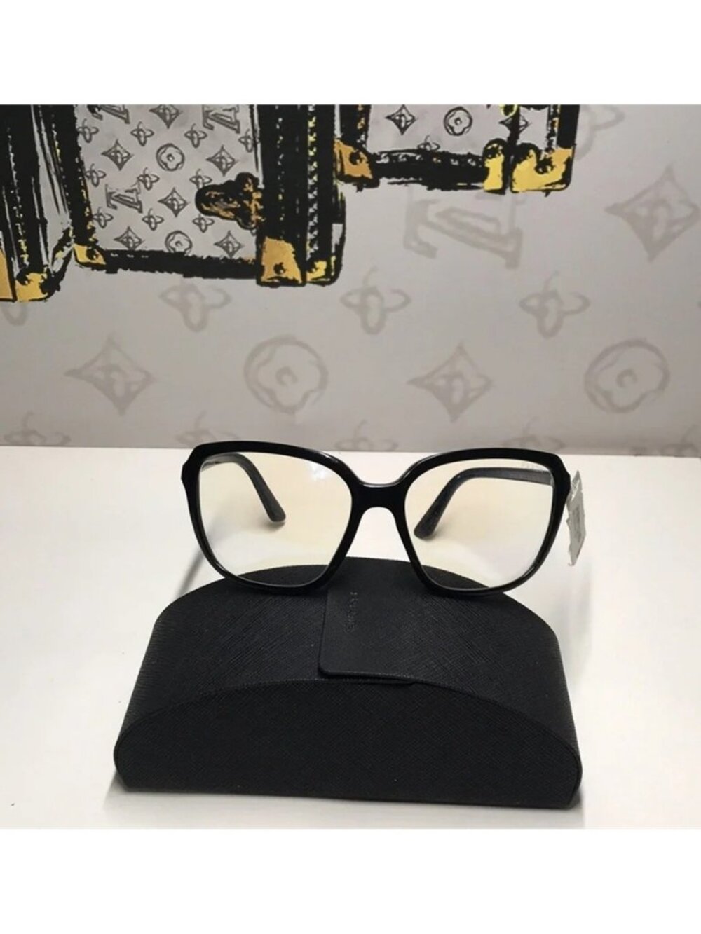 New Authentic Prada SPR 10V 1AB-09H Women’s Fashion Glasses – Black - Picture 3 of 14